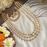 Vriksham Designer 3 layer Gold Lakshmi Coin Bridal Set-G19177