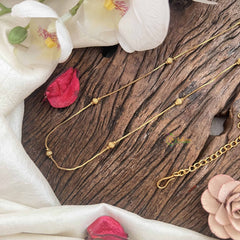 Vriksham Elegant Gold Look Ball Cain Style Hipchain-G20776