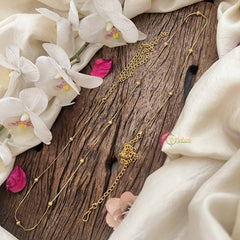 Vriksham Elegant Gold Look Ball Cain Style Hipchain-G20776