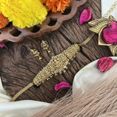 Vriksham Gold Look Alike AD Stone Lakshmi High Neck Choker-G17914