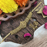 Vriksham Gold Look Alike Lakshmi Short Neckpiece-G17936