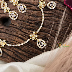 Vriksham Antique AD Stone White Short Neckpiece-G17897