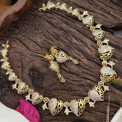 Premium AD Stone Short Neckpiece-G10663
