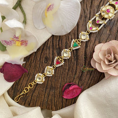 Vriksham Designer Floral Kundan Jadau Sheeshphool-J2810