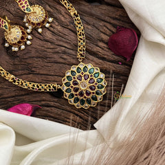 Hasli Style Floral Choker Short Neckpiece -G08