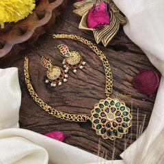 Hasli Style Floral Choker Short Neckpiece -G08