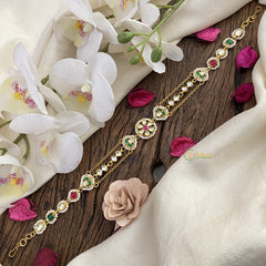 Vriksham Exquisite Floral Kundan Jadau Sheeshphool-J2800