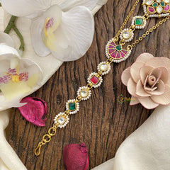 Vriksham Antique Kundan Jadau Sheeshphool-J2812