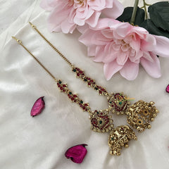 Vriksham Premium Gold Look Alike Jhumkas-Pearls-Maatil-G12048