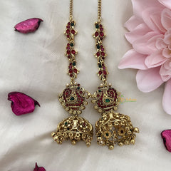 Vriksham Premium Gold Look Alike Jhumkas-Pearls-Maatil-G12048