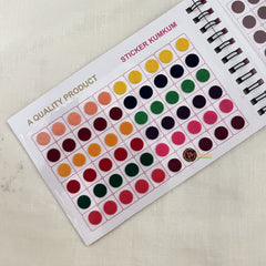 Vriksham 360 Bindi 54 Color Size 3 Bindi Book-BB242