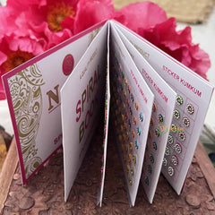 Vriksham Navya Suhag Spiral Bindi Book(D NO:30P12 LCT Stone Fancy)-BB333