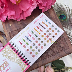 Vriksham Navya Suhag Spiral Bindi Book(D NO:30P12 LCT Stone Fancy)-BB333