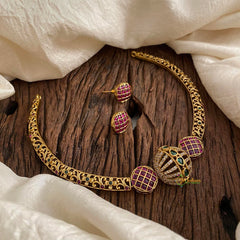 Stylish AD Stone Hasli Choker-G12073