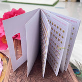 Vriksham Designer Navya Suhag Rose Spiral Bindi Book(D No:36P2 LCT Stone Pastal Fancy)-BB353