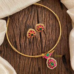 Elegant AD Stone Hasli Choker-Kili-G12085