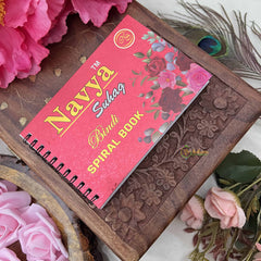 Vriksham Designer Navya Suhag Rose Spiral Bindi Book(D No:36P2 LCT Stone Pastal Fancy)-BB353