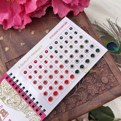 Vriksham Navya Suhag Spiral Bindi Book(D NO:30P11 LCT Stone Fancy)-BB326