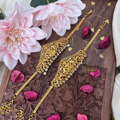 Vriksham Golden Elgant Design Lakshmi Vangi /Armlet-Pearl-G18212