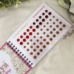 Vriksham LCT Stone 10 Color Bindi Book(300 Bindi)-BB232