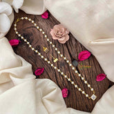 Vriksham AD Stone Pearl Short Neckpiece-Single Square-G21625