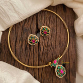 Elegant AD Stone Hasli Choker-Kili-G12084