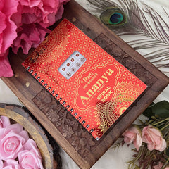 Vriksham Ananya Kunkum Sparkle Multi Stone Color Spiral Bindi Book-Fancy White-BB3559