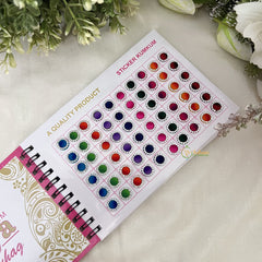 Vriksham LCT Stone Shaded Border Bindi Book(300 Bindi)-BB228