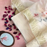 Skin Color Cotton Suit Material Set-Hand Painted-VS3415