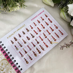 Vriksham LCT Stone Cocktail Bindi Book(D NO 30KB1)-BB224