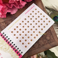 Vriksham Navya Suhag Spiral Bindi Book(D NO:30P5 LCT Stone Fancy)-BB335