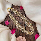 Vriksham Minimalist Statement Piece 10 Layered Pearl Beaded Mala-G21606