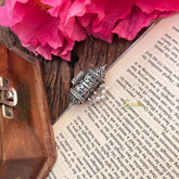 Vriksham Cylindrical Taveez Style Statement Figure Ring-S1164