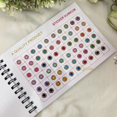 Vriksham LCT Stone Pestal Mix Color Bindi Book(300 BINDI)-BB253