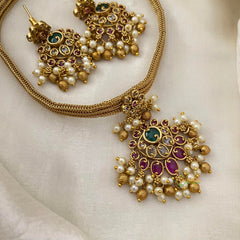 Premium AD Stone Pendant Addigai Choker-G12079