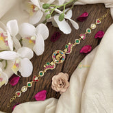 Vriksham Precious Elephant Kundan Jadau Sheeshphool-Navrathna-J2789