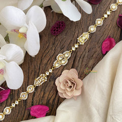 Vriksham Precious Kundan Jadau Sheeshphool-White-J2762