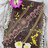 Vriksham Kundan Jadau Multi-Circle Hipchain with Pearls-J3737