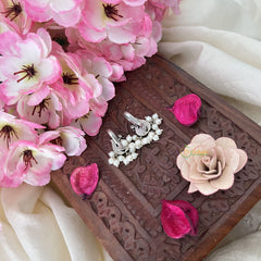 Vriksham Annam Style Maharashtrian Style Press Bugadi-Green Red-White Bead-J3166