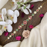 Vriksham Floral With Lotus Kundan Jadau Sheeshphool-J2808