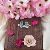 Vriksham Annam Style Maharashtrian Style Press Bugadi-Firosa-White Bead-J3133