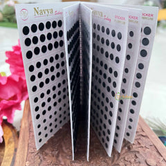 Vriksham Navya Suhag Spiral Bindi Book(960 Bindi Medium Black)-BB349