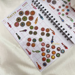 Vriksham LCT Stone Fancy CPR Bindi Book(D NO 48A1A)-BB247