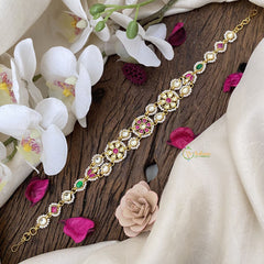 Vriksham Coin Style Kundan Jadau Sheeshphool-J2806