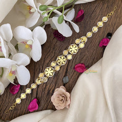 Vriksham Coin Style Kundan Jadau Sheeshphool-J2806