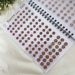 Vriksham 480 Bindi LCT Stone Fancy K Bindi Book-BB243