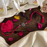 Rakshabandhan Silver Floral Pendant Rakhi-G13035