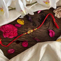 Rakshabandhan Gold Look Alike Shiva's Trishul Rakhi-G13033