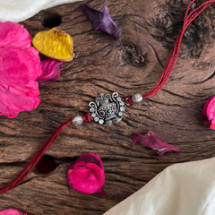 Rakshabandhan Silver Rakhi-Kalash-G13025