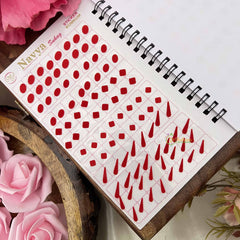 Vriksham Navya Suhag Spiral Bindi Book(960 Bindi Plain Mix Shape)-BB343